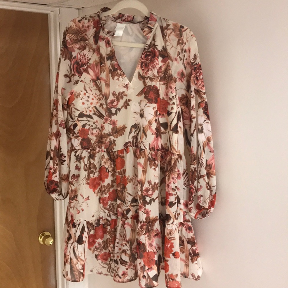 H&M size 8 spring dress floral